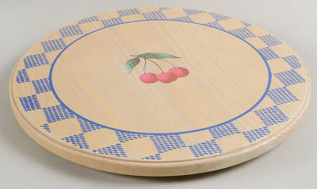 Hopscotch (Fruit) Wood Lazy Susan Turntable