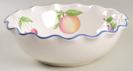 Hopscotch (Fruit) Large Round Fluted Bowl