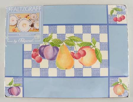 Hopscotch (Fruit) Corkboard Placemat - Set of 4
