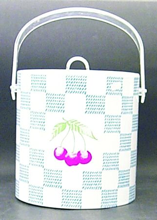Hopscotch (Fruit) Plastic Ice Bucket & Lid