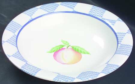 Hopscotch (Fruit) Rim Soup Bowl