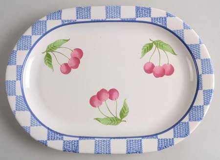 Hopscotch (Fruit) 14" Oval Serving Platter