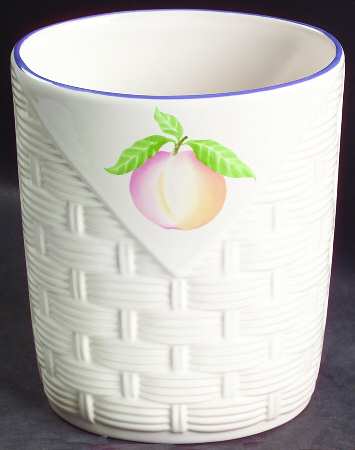 Hopscotch (Fruit) Basketweave Utensil Holder