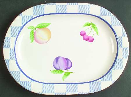 Hopscotch (Fruit) 12" Oval Serving Platter