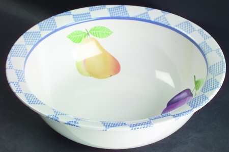 Hopscotch (Fruit) 11" Large Salad Serving Bowl