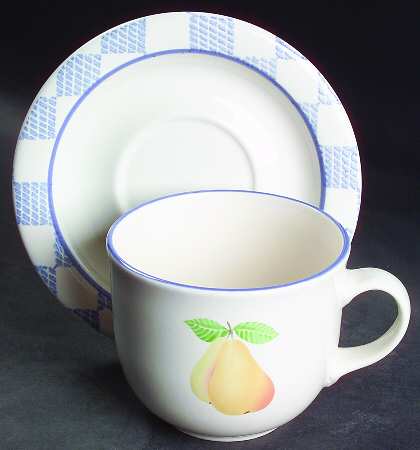 Hopscotch (Fruit) Oversized Cup & Saucer Set