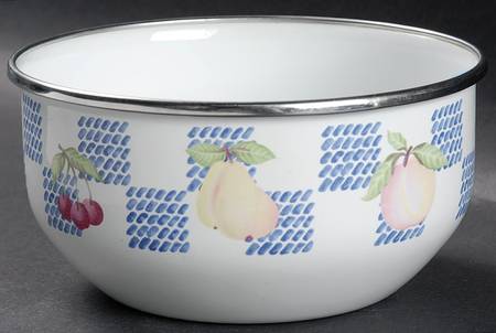 Hopscotch (Fruit) 5 3/4" Metal Bowl