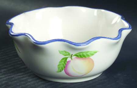 Hopscotch (Fruit) Fluted Chip/Dip Bowl