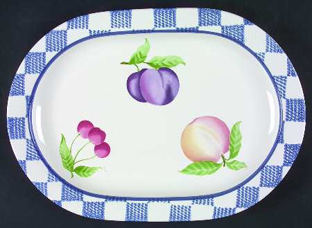Hopscotch (Fruit) 14" Oval Serving Platter
