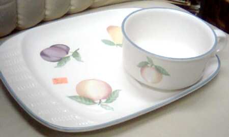 Hopscotch (Fruit) Snack Plate & Cup Set