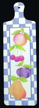 Hopscotch (Fruit) Rectangular Melamine Cutting Board
