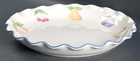 Hopscotch (Fruit) Fluted Cake Plate