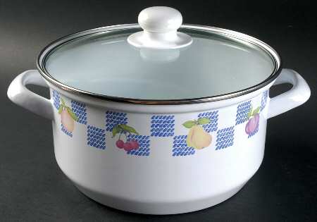 Hopscotch (Fruit) 4 Quart Metal Stew Pot