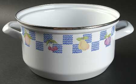 Hopscotch (Fruit) 4 Quart Metal Stew Pot No Lid