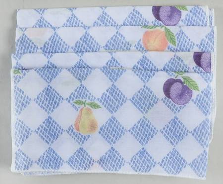 Hopscotch (Fruit) Cloth Napkin - Set of 4