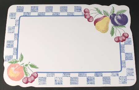 Hopscotch (Fruit) Vinyl Placemat
