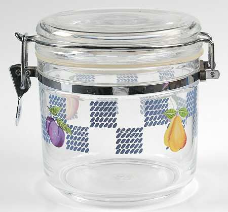 Hopscotch (Fruit) Medium Acrylic Storage Jar & Lid by Pfaltzgraff