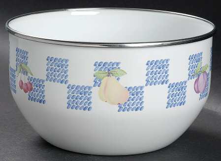 Hopscotch (Fruit) 6" Metal Bowl
