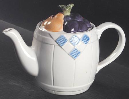 Hopscotch (Fruit) Teapot & Lid
