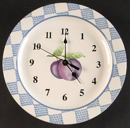 Hopscotch (Fruit) 1-2" depth  Clock Plate HC