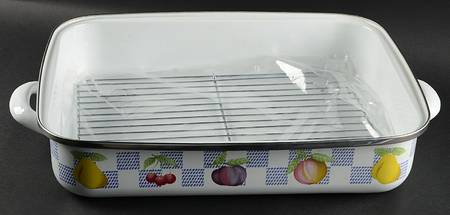 Hopscotch (Fruit) 19" Metal Rectangular Roaster