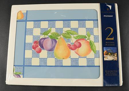 Hopscotch (Fruit) (Set of 2) Corkboard Placemat