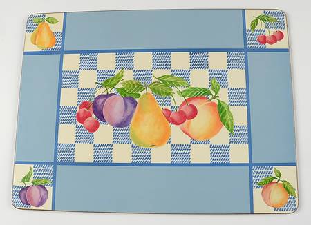 Hopscotch (Fruit) Corkboard Placemat