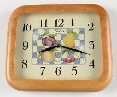 Hopscotch (Fruit) Hanging Wall Clock