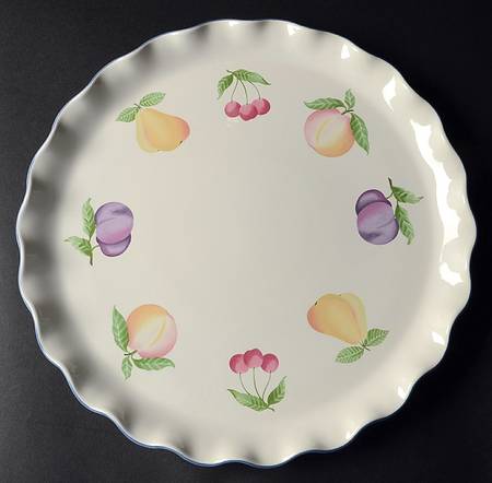 Hopscotch (Fruit) Fluted Chip/Dip Plate