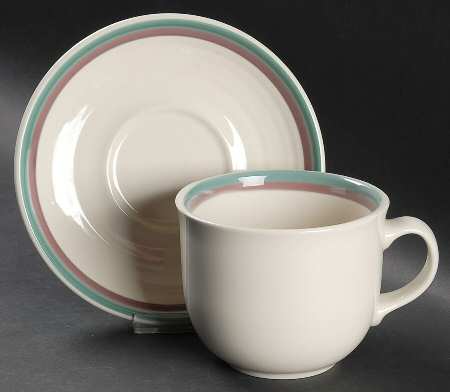 Juniper Oversized Cup & Saucer Set
