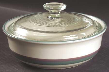 Juniper 1 Qt Round Covered Casserole