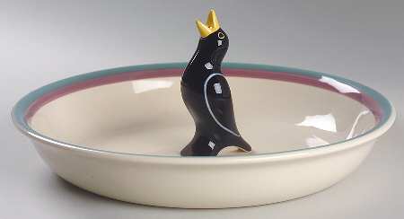 Juniper 10" Pie Baking Plate with Pie Bird