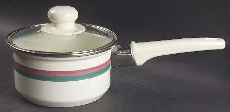 Juniper 1 Quart Metal Cvrd Saucepan with Glass Lid
