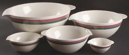Juniper (Set of 5) Nesting Melamine Mixing Bowls