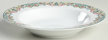 Love Birds Large Rim Soup Bowl