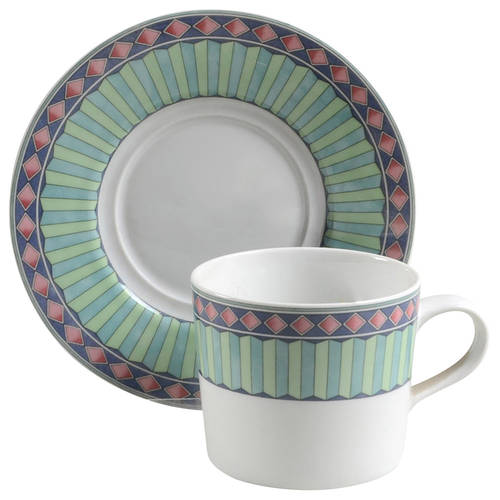 Luminescence Flat Cup & Saucer Set
