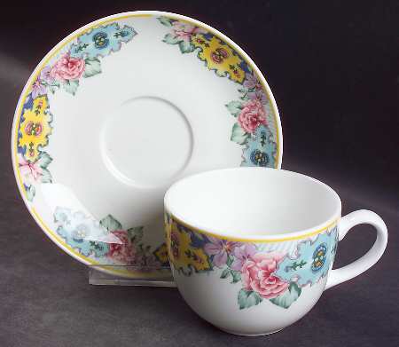 Madelaine Flat Cup & Saucer Set