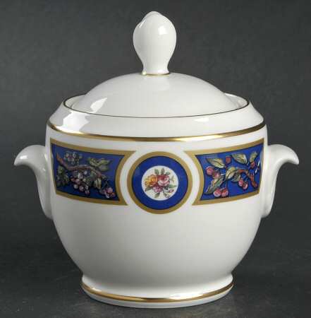 Marble Garden Sugar Bowl & Lid