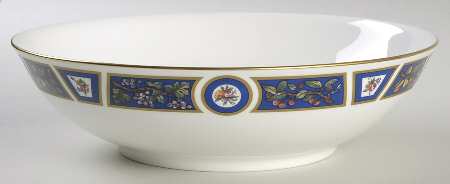 Marble Garden 9" Round Vegetable Bowl