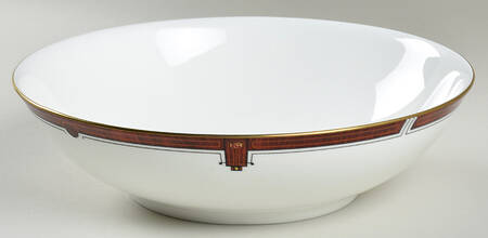 Marquetry 9" Round Vegetable Bowl