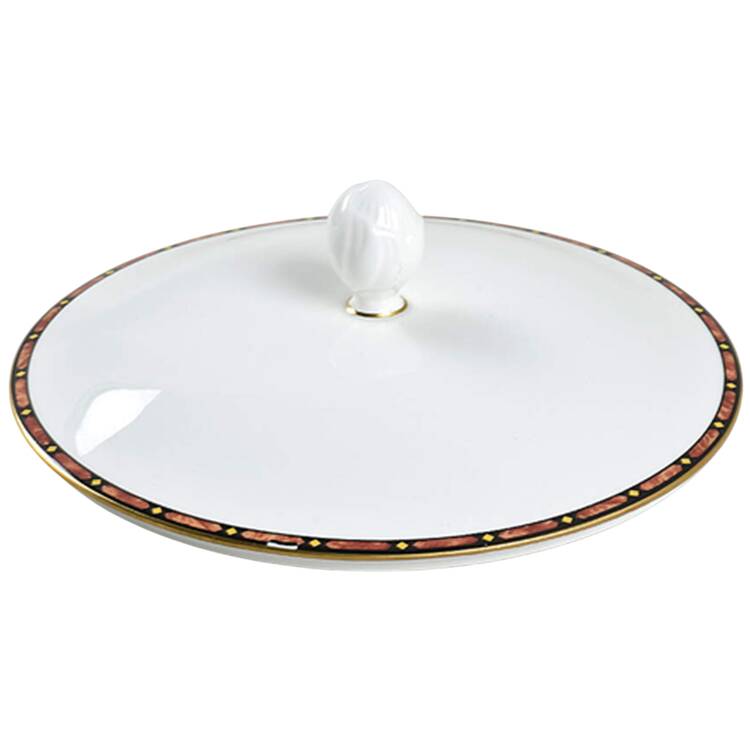 Marquetry Lid for Round Vegetable