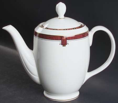 Marquetry Coffee Pot & Lid