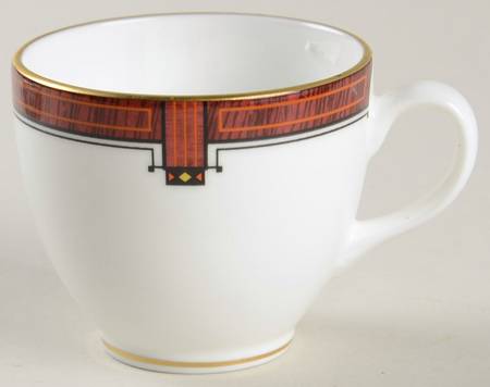 Marquetry Flat Demitasse Cup