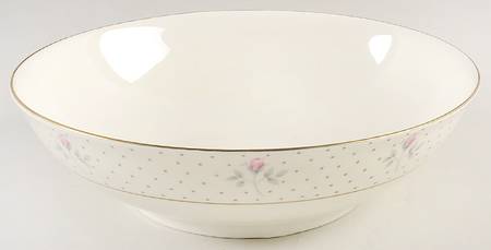 Mayfair (Gold Trim) 9" Round Vegetable Bowl