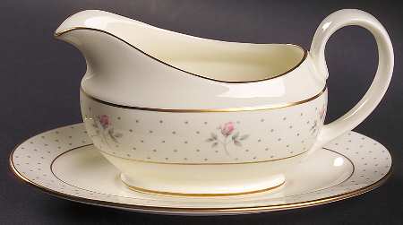 Mayfair (Gold Trim) Gravy Boat & Underplate