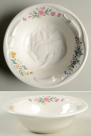 Meadow Lane Embossed Salsa Bowl