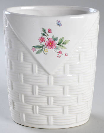 Meadow Lane Basketweave Utensil Holder by Pfaltzgraff