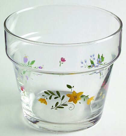Meadow Lane Glassware Flower Pot/Votive by Pfaltzgraff