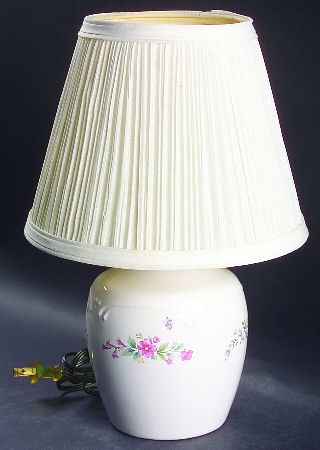 Meadow Lane Ginger Jar Accent Lamp & Shade