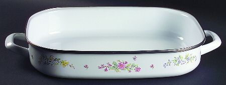 Meadow Lane 16" Metal Rectangular Roaster
